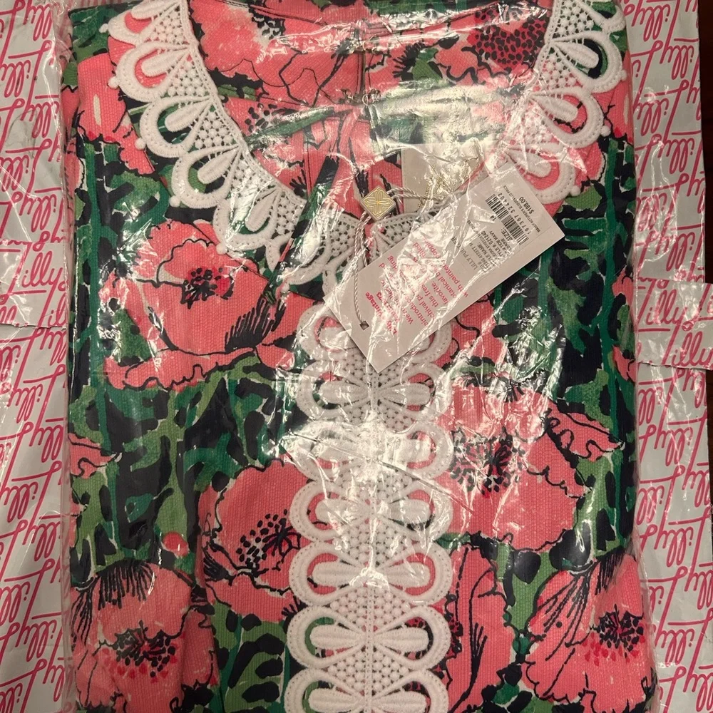 Lilly Pulitzer Spring 2026 Cleodora Floral Shift Dress NWT, unopened! - Picture 7 of 9